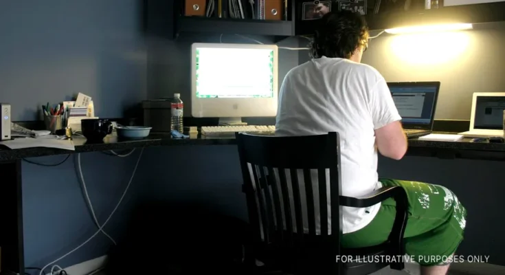 A man using a laptop at home | Source: Flickr/ishane/CC BY 2.0