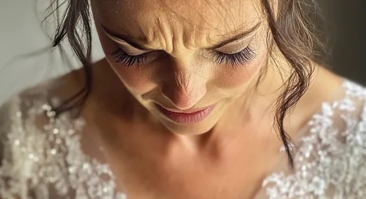 An upset bride | Source: Midjourney