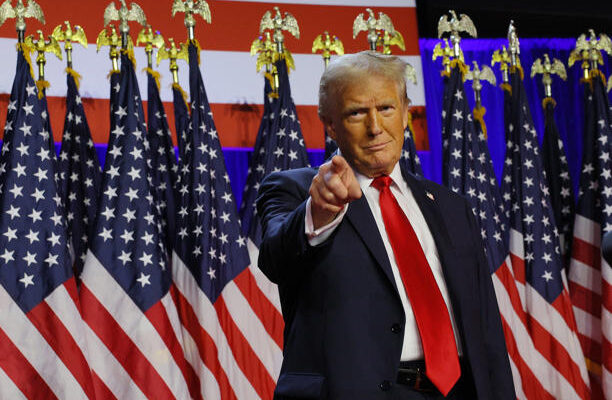 Donald Trump’s win in Pennsylvannia appeared to seal his victory over Kamala Harris (REUTERS)