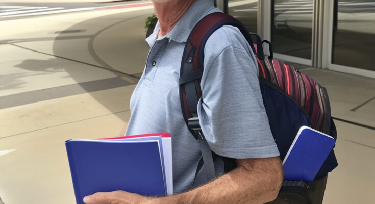 An old man.
