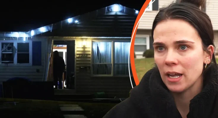 Police raiding the home of the Abundant Life School shooter | A parent of an Abundant Life School student | Source: YouTube / WFAA / WHAS11