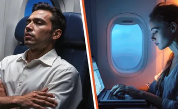 Two people on a plane | Source: Freepik