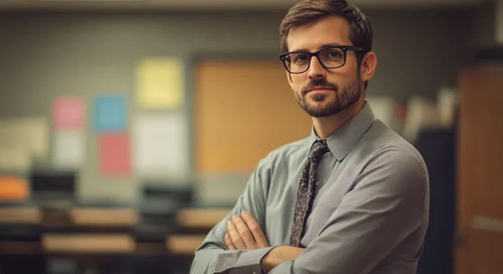 A male teacher | Source: Midjourney