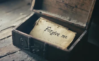 Old letter placed in a wooden chest | Source: Midjourney