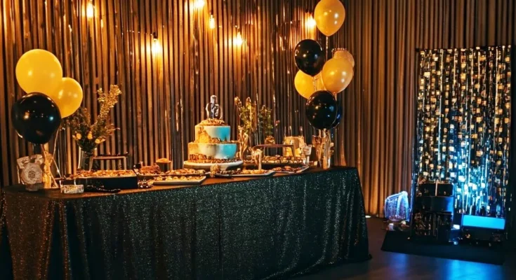 Party decorations surrounding a table | Source: Shutterstock