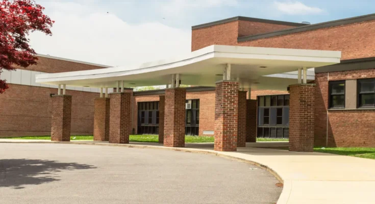 A school entrance | Source: Shutterstock