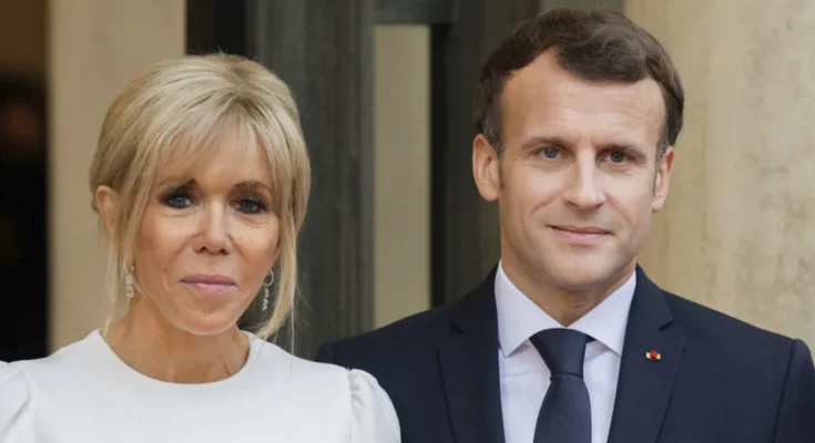 Brigitte Macron and French President Emmanuel Macron. | Source: Getty Images