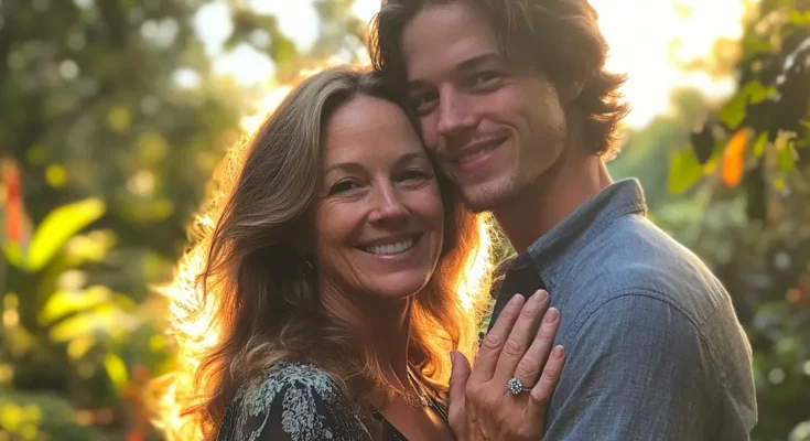 An engaged couple | Source: Midjourney