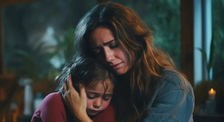 A woman comforts a crying child | Source: Freepik.com/freepik