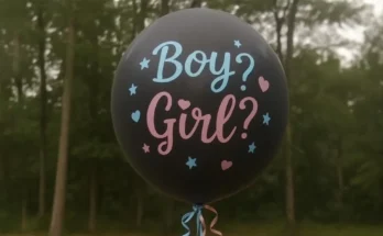 Gender reveal balloon. | Source: Sora