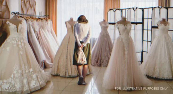 Woman in bridal store | Source: Shutterstock