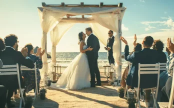 A couple at the altar | Source: Shutterstock