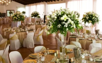 A decorated wedding venue | Source: Shutterstock