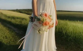 The bride with a bouquet. | Source: Sora