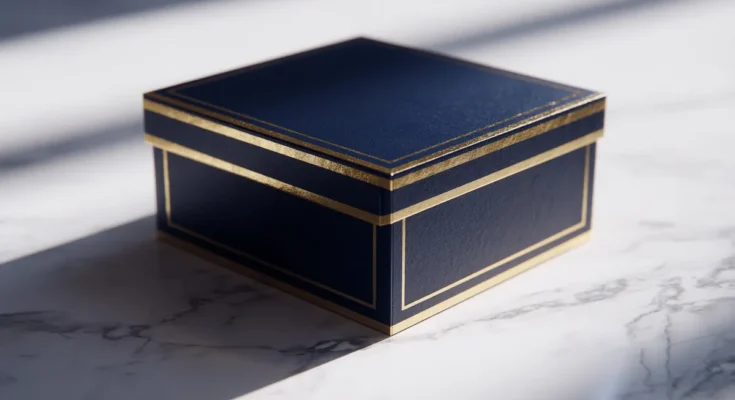 A box on a table | Source: Midjourney