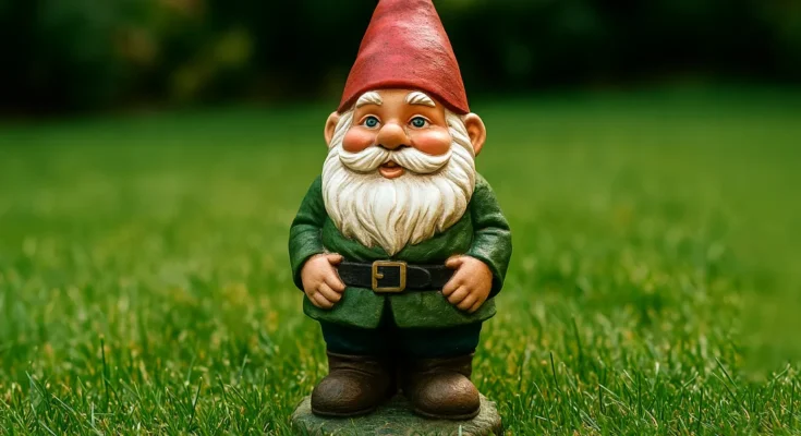 A lawn gnome | Source: Sora