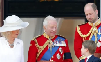 Queen Camilla, King Charles III, Prince Louis, and Prince William. | Source: Getty Images