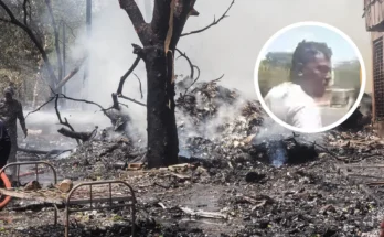 Emergency personnel working at the Air India plane crash site | Vishwash Kumar Ramesh | Source: YouTube/indiatodayne / Getty images