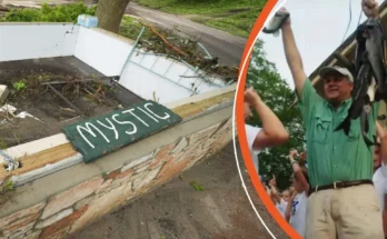 The damaged Camp Mystic | Richard "Dick" Eastland | Source: Facebook/kaitlynrossjournalist
