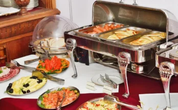 A buffet set out on a table | Source: Shutterstock