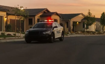 A police car. | Source: Sora