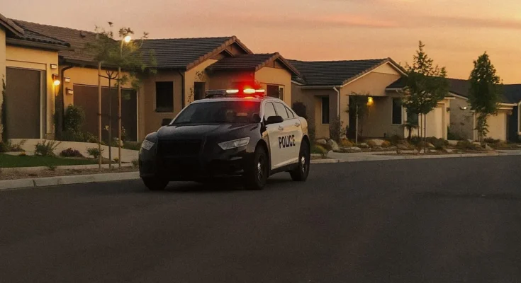 A police car. | Source: Sora