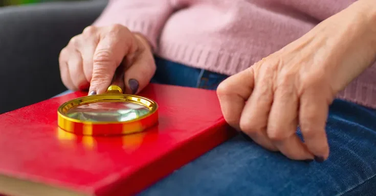 A woman with a magnifier | Source: Freepik