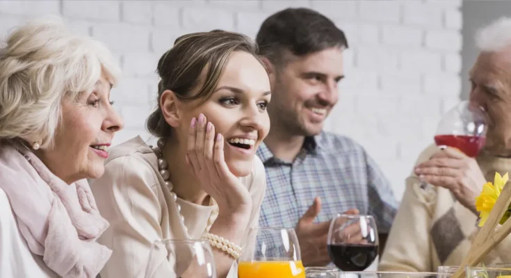 A family gathering, filled with laughter, drinks, and warm conversation | Source: Shutterstock