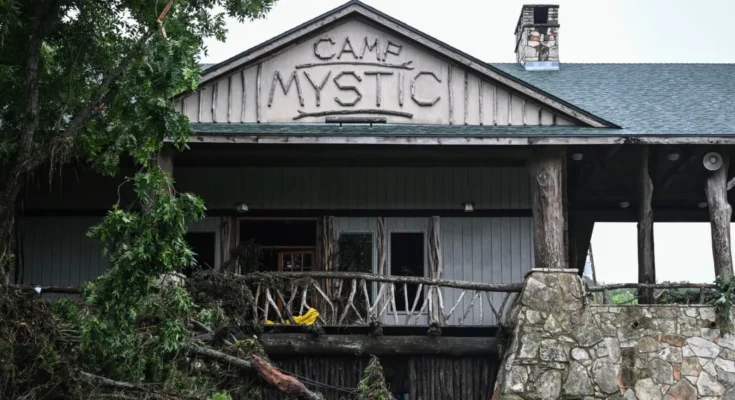 A photo of Camp Mystic quarters after the Texas flash floods. | Source: Facebook/FOX Weather