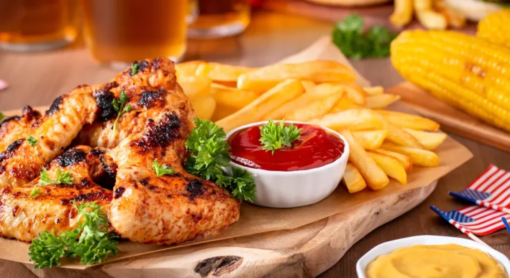 A Fourth of July barbeque dinner | Source: Shutterstock
