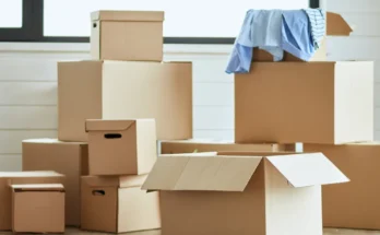 Cardboard boxes in a house | Source: Shutterstock