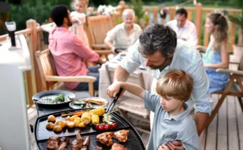 A family at a barbecue | Source: Shutterstock