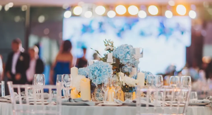 A wedding reception setting | Source: Shutterstock