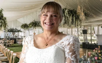 A mature woman wearing a wedding dress | Source: Shutterstock, Getty Images