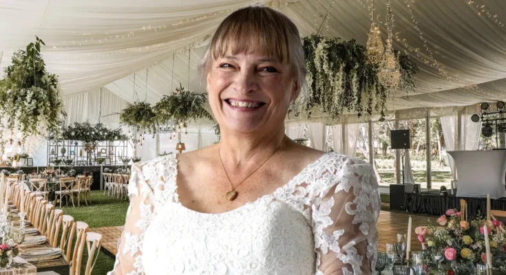 A mature woman wearing a wedding dress | Source: Shutterstock, Getty Images
