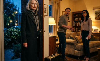 Woman entering house confrontation