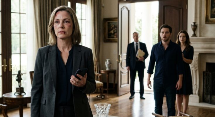 Parent bruised calm split lip