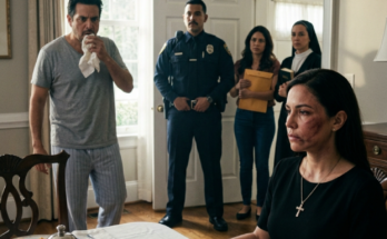 Wife bruised, husband shocked, p…