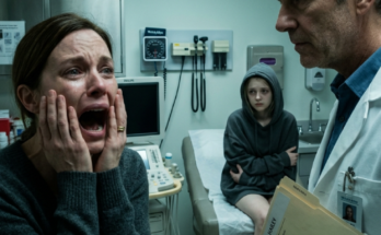 Mother screaming at doctor