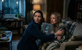 Sisters reacting to pounding door