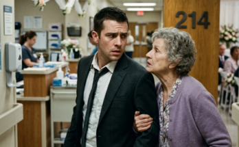 Man and woman in hospital